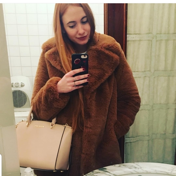 Zara faux fur jacket (1255) - Picture 3 of 10